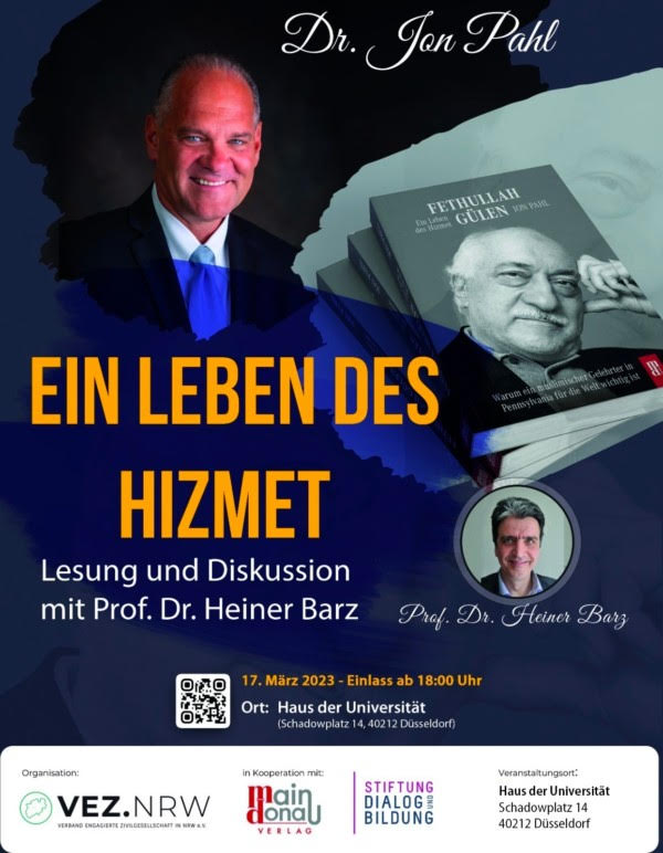 Einladung zur Lesung am 17.03.2023 mit Dr. Jon Pahl und Prof. Dr. Heiner Barz ‌